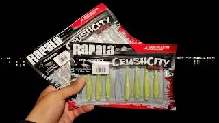 THESE NEW LURES WILL CATCH YOU FISH. RAPALA CRUSH CITY: Fishing for flathead at night. EP.59