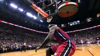 LeBron James' Huge Block and One-Man Fast Break
