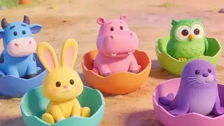 🐘🌈 Happy Animal Songs for Early Learning and Playtime
