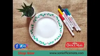 Ceramic Marker On  Ceramic plate | Ceramic Marker - Soniofficemate
