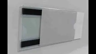 PLASTIC MAGNETIC SHELF LABEL HOLDER - 2 FOLD
