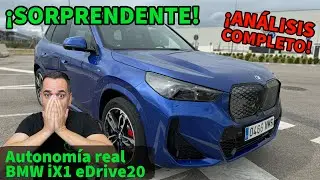 &iexcl;SORPRENDENTE! BMW iX1 eDrive20 2024 Prueba de AUTONOM&Iacute;A REAL COCHE EL&Eacute;CTRICO opiniones MOTORK