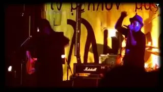 MJ Lambert with Rebel Diaz in Athens, Greece
