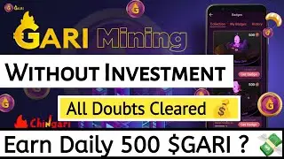 💸 Earn Free $GARI Tokens || How To Withdraw Gari Token || Gari Token Kaise Withdraw kre
