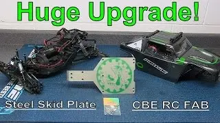 Axial Yeti Upgrades - Skid Plate - CBE RC Fab
