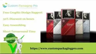 Custom Printed Cigarette Packaging Boxes Wholesale