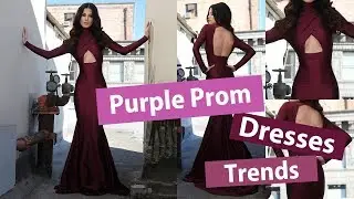 Elegant Purple Prom Dresses For Girls, Gorgeous Formal Party Dress For Teens | Fashion Trends 2018