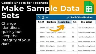 Create Your Own Sample Data Sets Google Sheets and Google Data Studio for Educators