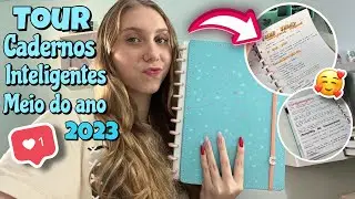 TOUR PELOS MEUS CADERNOS INTELIGENTES NO MEIO DO ANO | organizado?