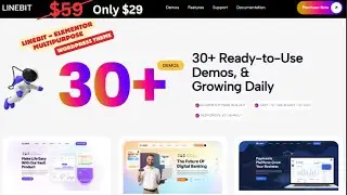 All-in-One Elementor WordPress Theme for Any Business | Linebit Multipurpose Template 2026