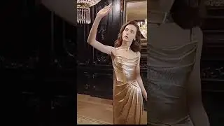 Elegant satin evening dress #femalestyle #ytshorts #youtube #luxuryshort #shortshorts #short