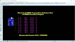 Pixel Led DMX Controller Arduino Uno