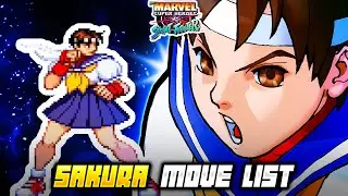 SAKURA MOVE LIST - Marvel Super Heroes vs. Street Fighter (MSHvSF)