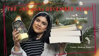 TBR Jar Picks My Reads for December ☃️ 🫙📚 | Bookmas Day 1🎄