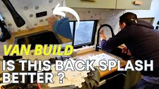CAMPERVAN MATTRESS VAN BUILD AND NEW SPLASHBACK | IS THIS ONE BETTER ?