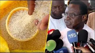 Le ministre Serigne Gueye Diop présente le nouveau tarif du prix du riz ordinaire