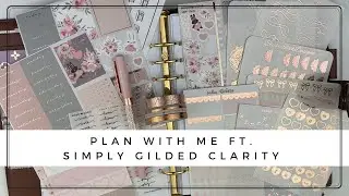 Plan with me featuring Simply Gilded Clarity kit!