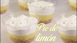 🔴 PIE DE LIMON EN VASO 🍋 LEMON PIE |Postre F&aacute;cil y Econ&oacute;mico| Paso  A Paso