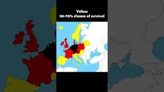I Dropped a Nuke on Europe, where are you hiding  #maps #nuke #alive #shorts