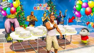 GTA 5 : Franklin Celebrates His Birthday With Shinchan And Avengers In GTA 5 Telugu | #gta5