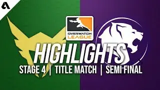 LA Valiant vs LA Gladiators | Overwatch League Highlights OWL Stage 4 Semi Finals