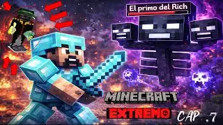 BATALLA CONTRA EL PRIMO DEL RICH MINECRAFT EXTREMO CAP.7#minecraft #random #elrichmc #pokemon