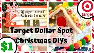 Wow! Colorful Target Christmas DIYs! Farmhouse Christmas 2020, Target Dollar Spot Hacks, Dollar Tree