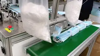 1st machine tested 9 min disposable face masks line high speed masks equipment for Danish customer