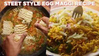 Yummy Street Style Egg Maggi Recipe