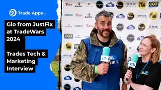 Gio from JustFix at TradeWars 2024 | Trades Tech & Marketing Interview