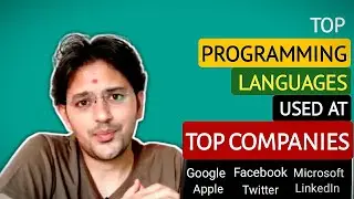 Top programming languages 2020 used by big tech companies | Google Facebook Microsoft Apple
