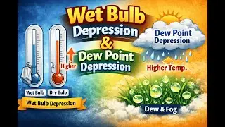 Wet Bulb Depression & Dew Point Depression | Explained | Polytechnic and Diploma Students