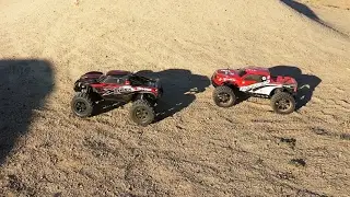 Cen Reeper vs Traxxas X Maxx Round 2