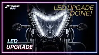 Splendor BS6 Headlight Upgrade | Super Bright HIJHJG LED Review | Best Budget LED for Bikes & Scooty