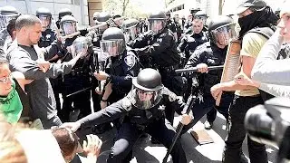 EUA: nova manifesta&ccedil;&atilde;o violenta contra Trump na Calif&oacute;rnia