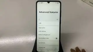 Samsung Galaxy M07 4G me One handed mode enable or disable kaise kare