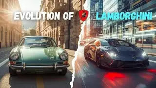 Evolution of Lamborghini from 1963-2025