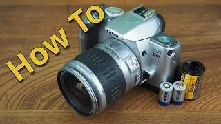 How to use the Canon Rebel Ti 35mm Film Camera (300V, Kiss 5)