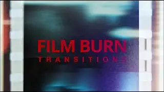 Real Super 8 film burning effect with light leaks and film grain