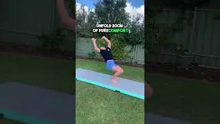 EVERFIT 5X1M AIR TRACK INFLATABLE TUMBLING MAT GYMNASTICS YOGA MAT