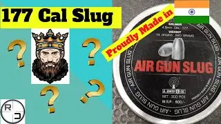 GSmith 177 Calibre 14 Grains slugs test - 35 Yards - PCP - Precihole PX100 Choked barrel
