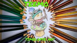 TEEMO - TIMELAPSE ART [LEAGUE OF LEGENDS]