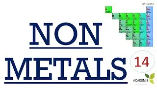 Nonmetals- Gases, Halogens, Inert Gases ||  Chemistry-14 || RRB NTPC,Group D, SSC CGL,CHSL,MTS