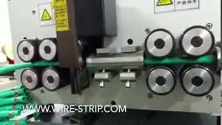 rotary coaxial cable stripper automatic wire stripping machine sale