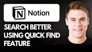 How To Search Better In Notion Using Quick Find Feature (Step By Step) 2026!