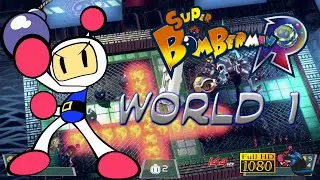 Super Bomberman R - World 1 Gameplay