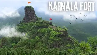 Karnala fort amazing drone shots 4k | घनदाट झाडीने वेढलेला एक महाबलाढ्य गडकोट