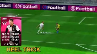 Cristiano Ronaldo heel trick &ndash; pes mobile 2021 | #shorts