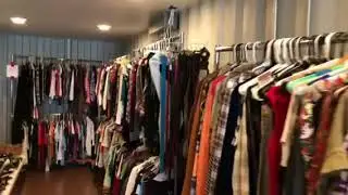 Pop Up Boutique Inside of a Shipping Container Building