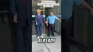 Rent-A-Cop Triggered By Trump Impersonator